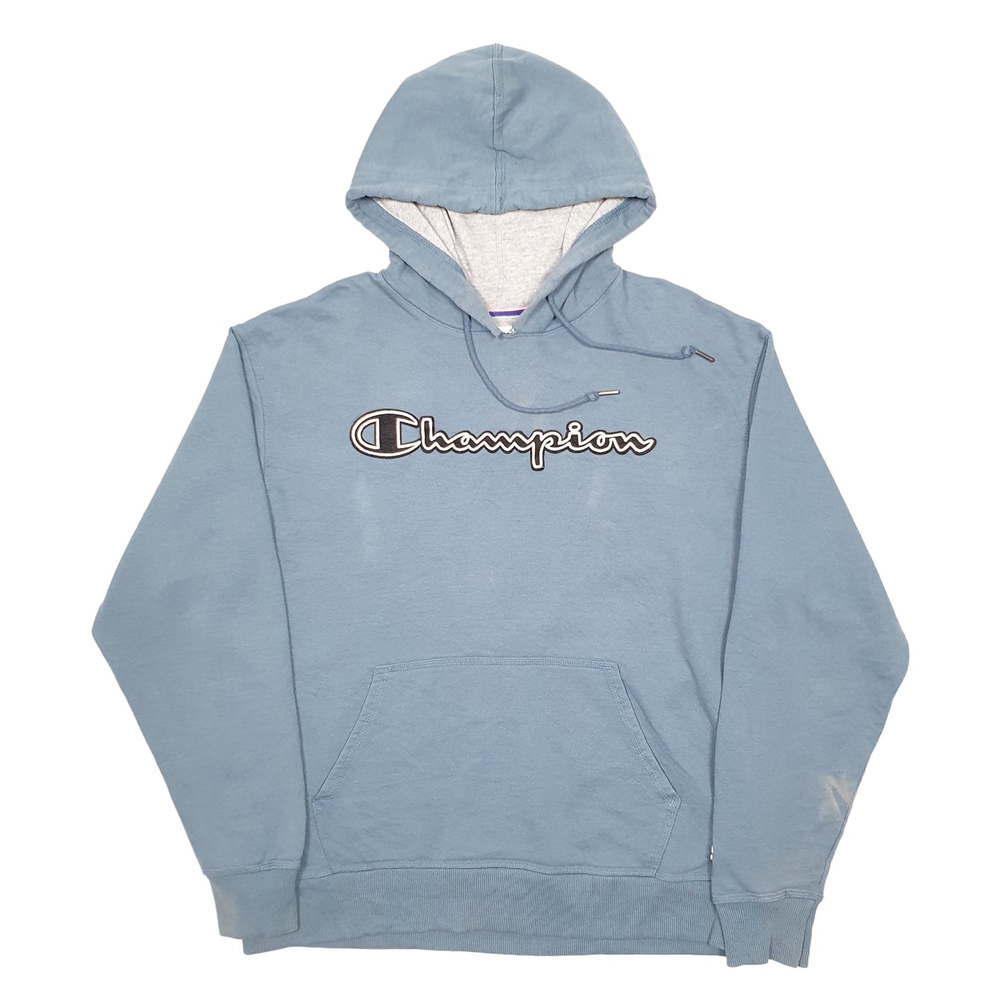 Mens Blue Champion  Hoodie Jumper