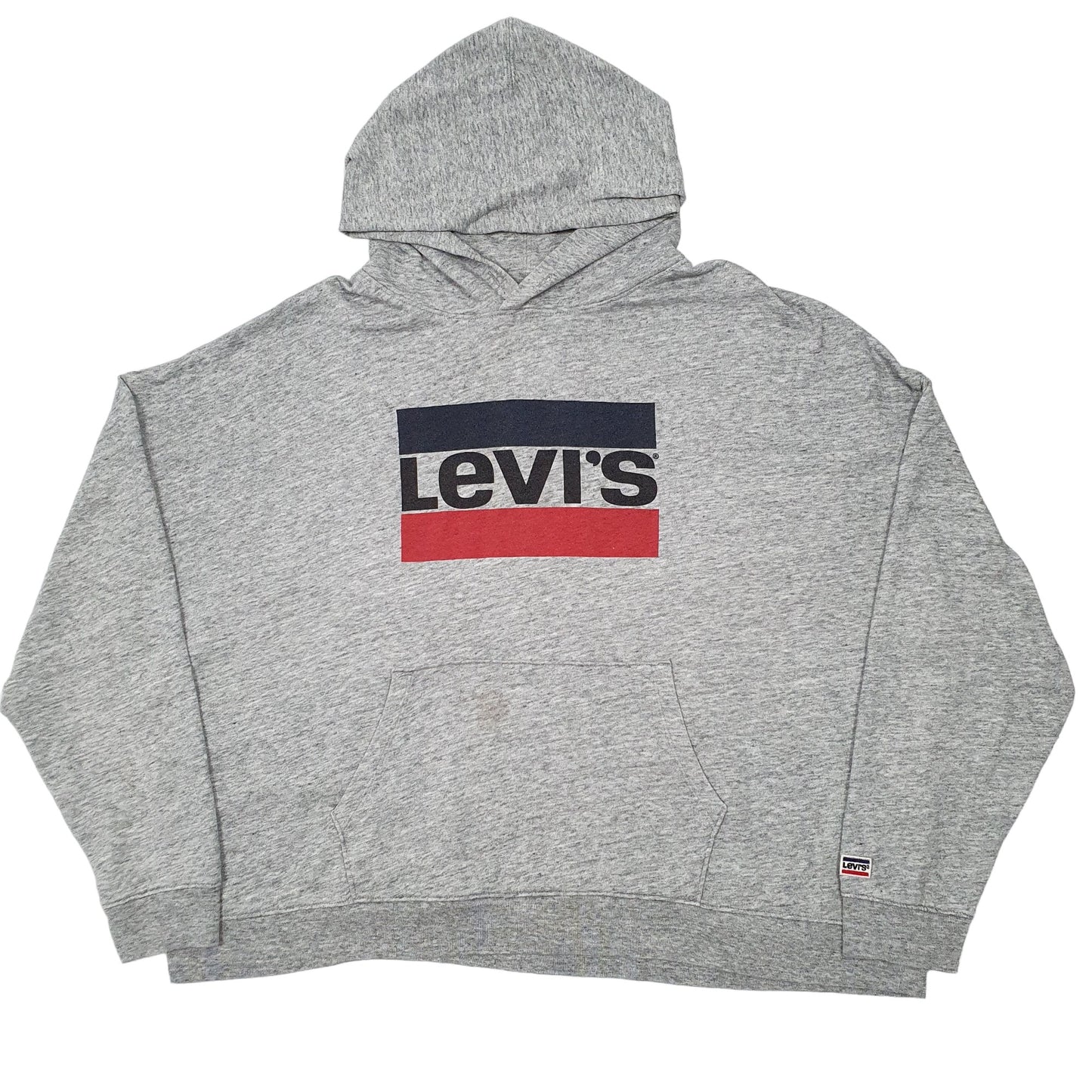 Mens Grey Levis  Hoodie Jumper