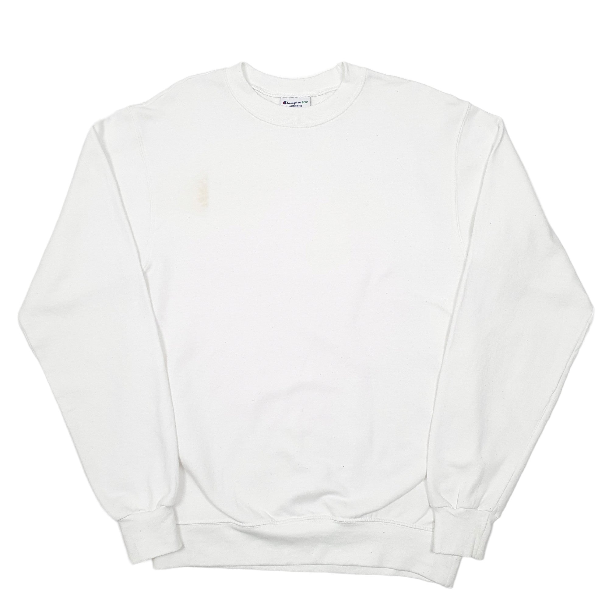 Mens Champion White Crewneck Jumper S Bundl Clothing