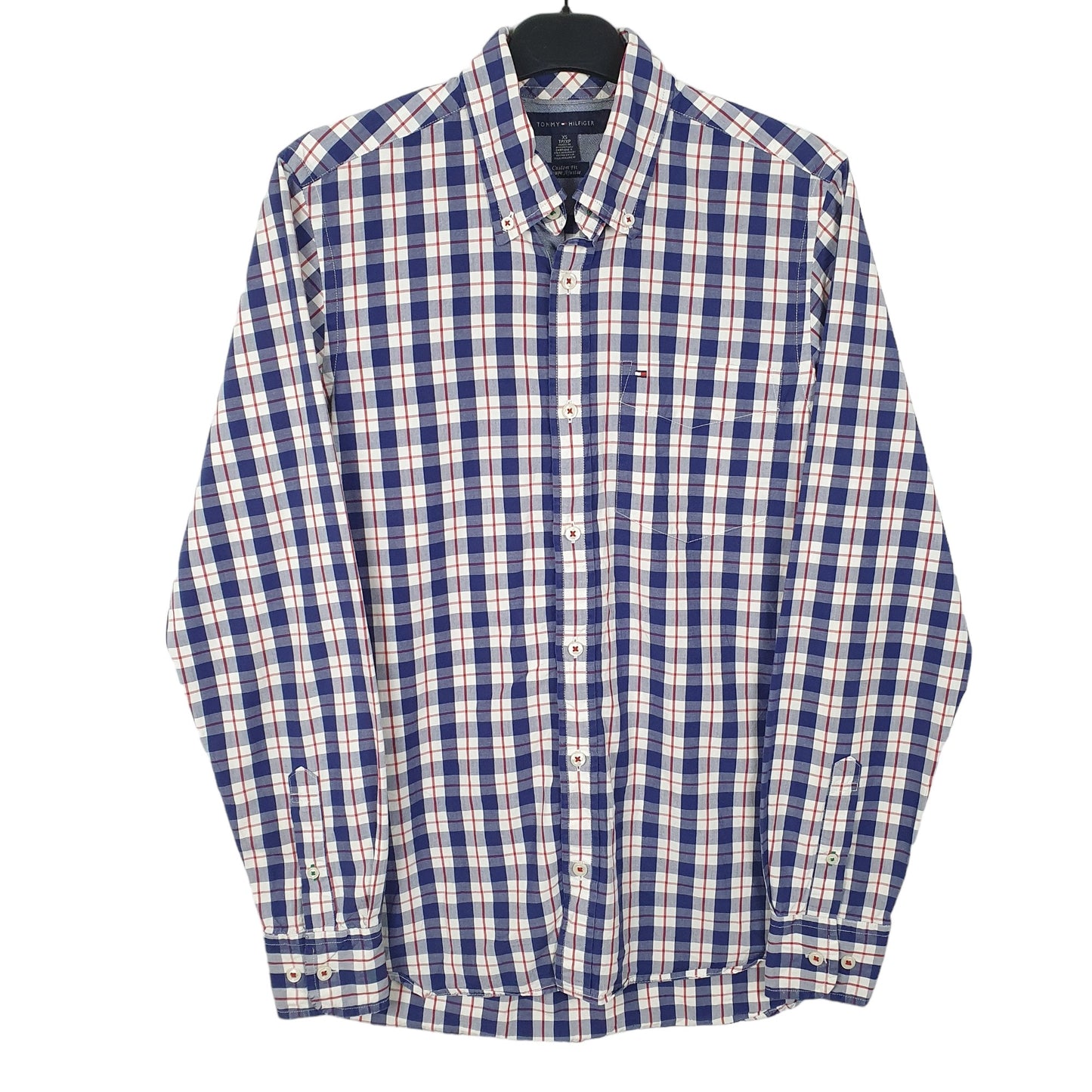 Blue Tommy Hilfiger Long Sleeve Shirt