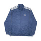 Mens Navy Adidas Windbreaker Tracksuit Jacket Coat
