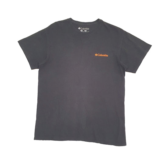 Mens Black Columbia Sportswear  Short Sleeve T Shirt