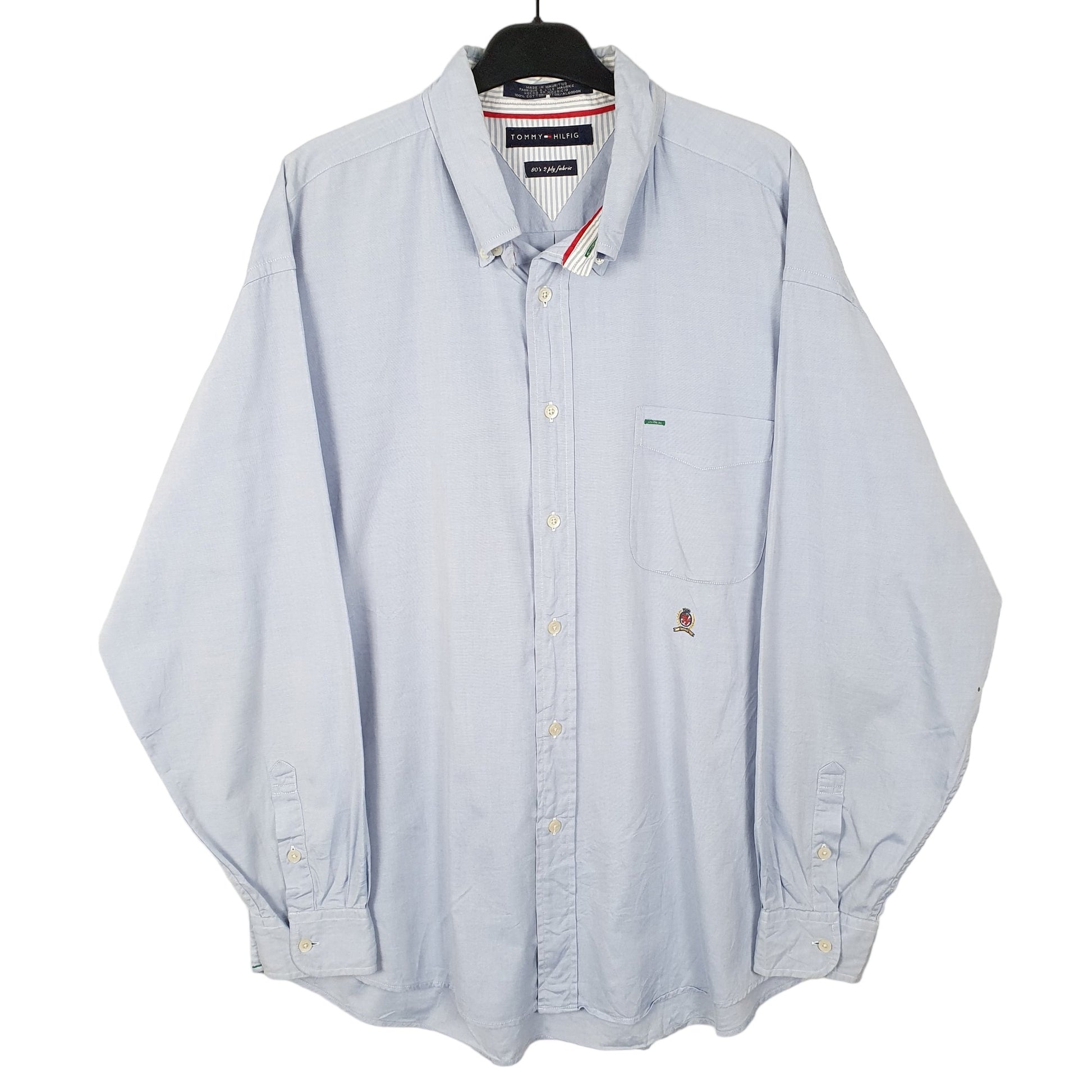 Tommy Hilfiger Long Sleeve Regular Fit Shirt Blue