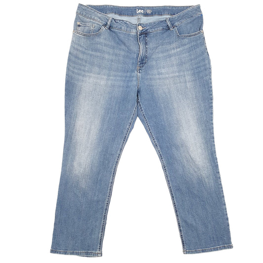 Lee Casual Straight Fit Jeans UK24 Blue