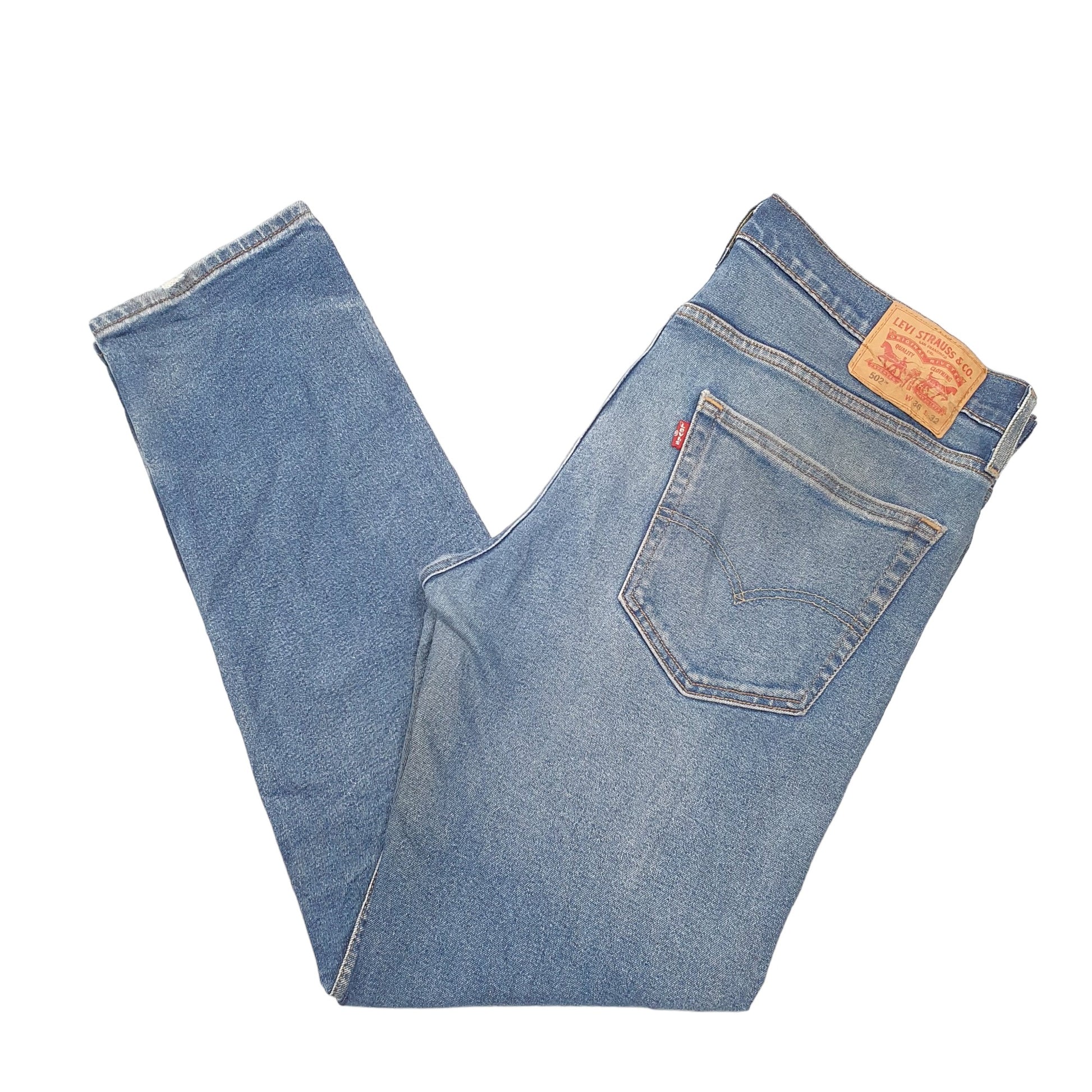 Mens Blue Levis Stretch 502 JeansW38 L32