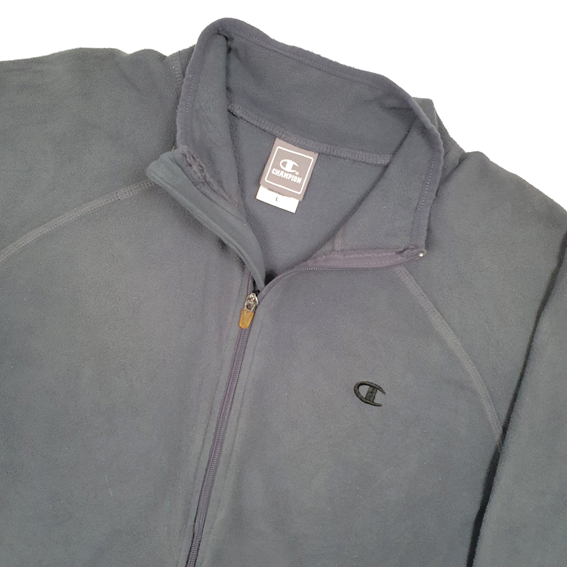 Champion Quarter Zip Fleece L Grey