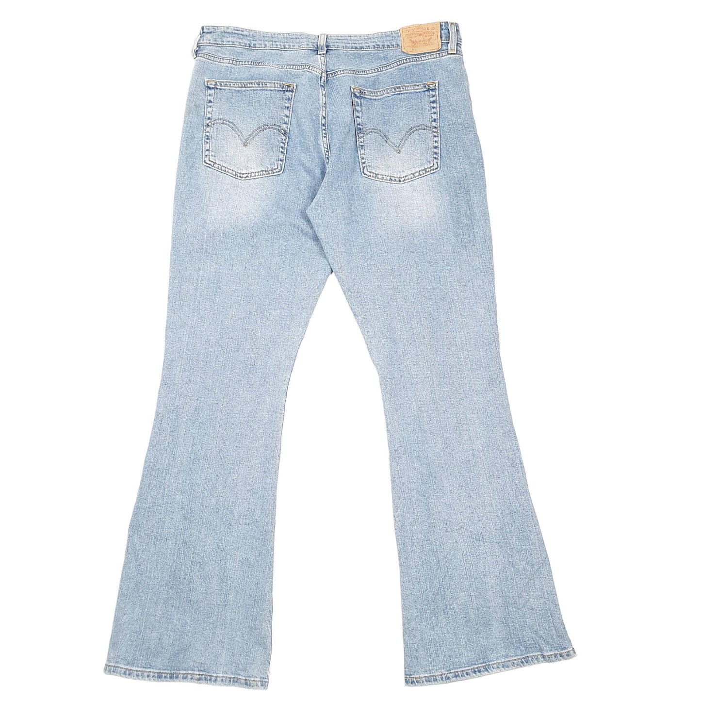 Levis Casual Flared Fit 519 Low Jeans UK20 Blue