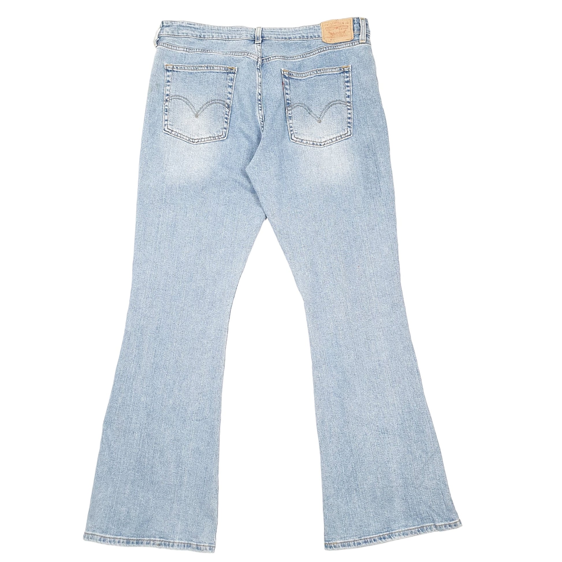 Levis Casual Flared Fit 519 Low Jeans UK20 Blue