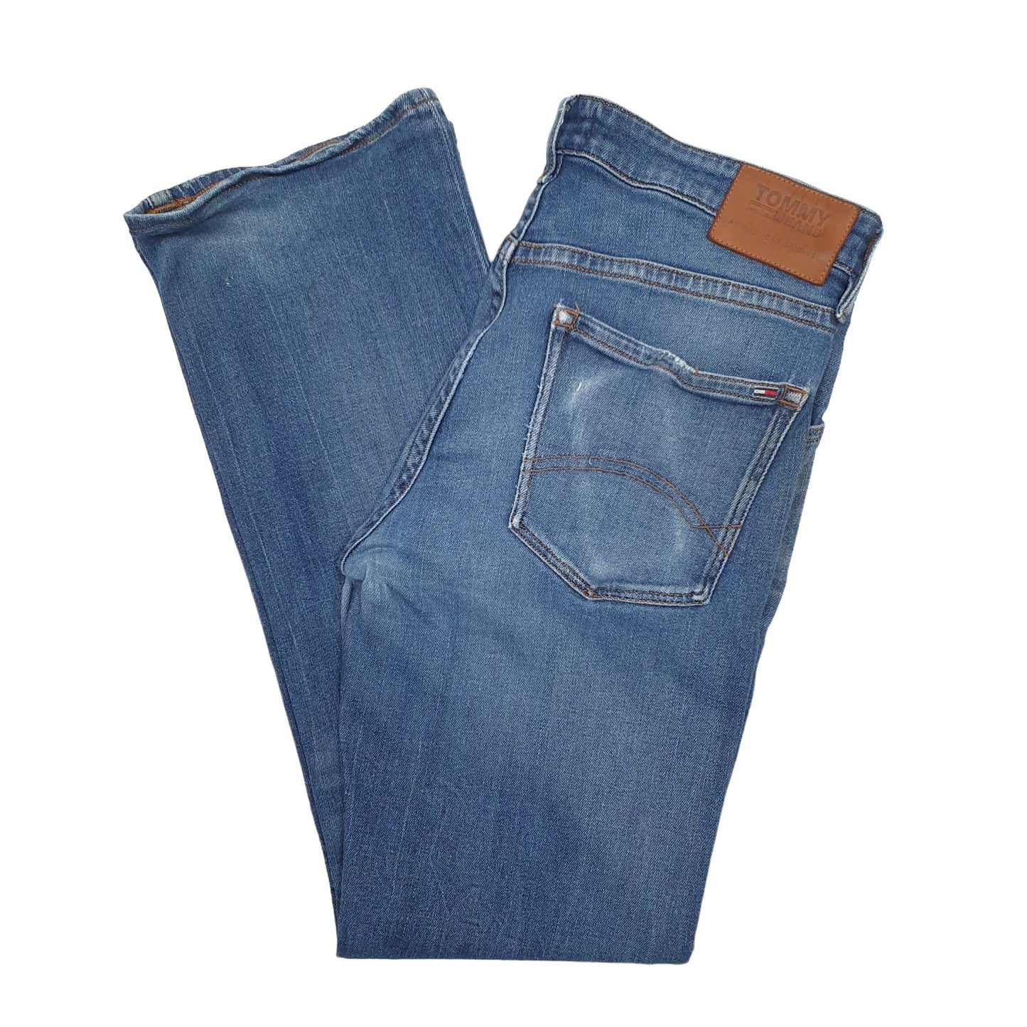 Mens Blue Tommy Hilfiger  Bootcut JeansW34 L32