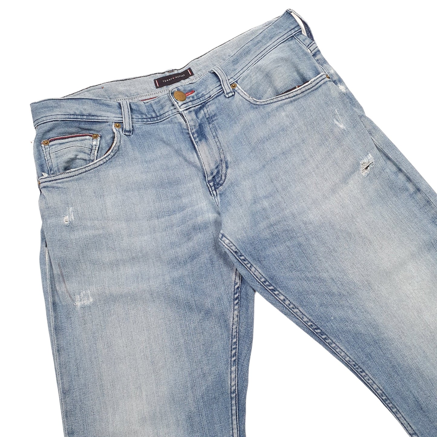 Mens Blue Tommy Hilfiger  Straight JeansW35 L32