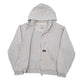 Mens Grey Dickies Hoodie Full Zip Jumper