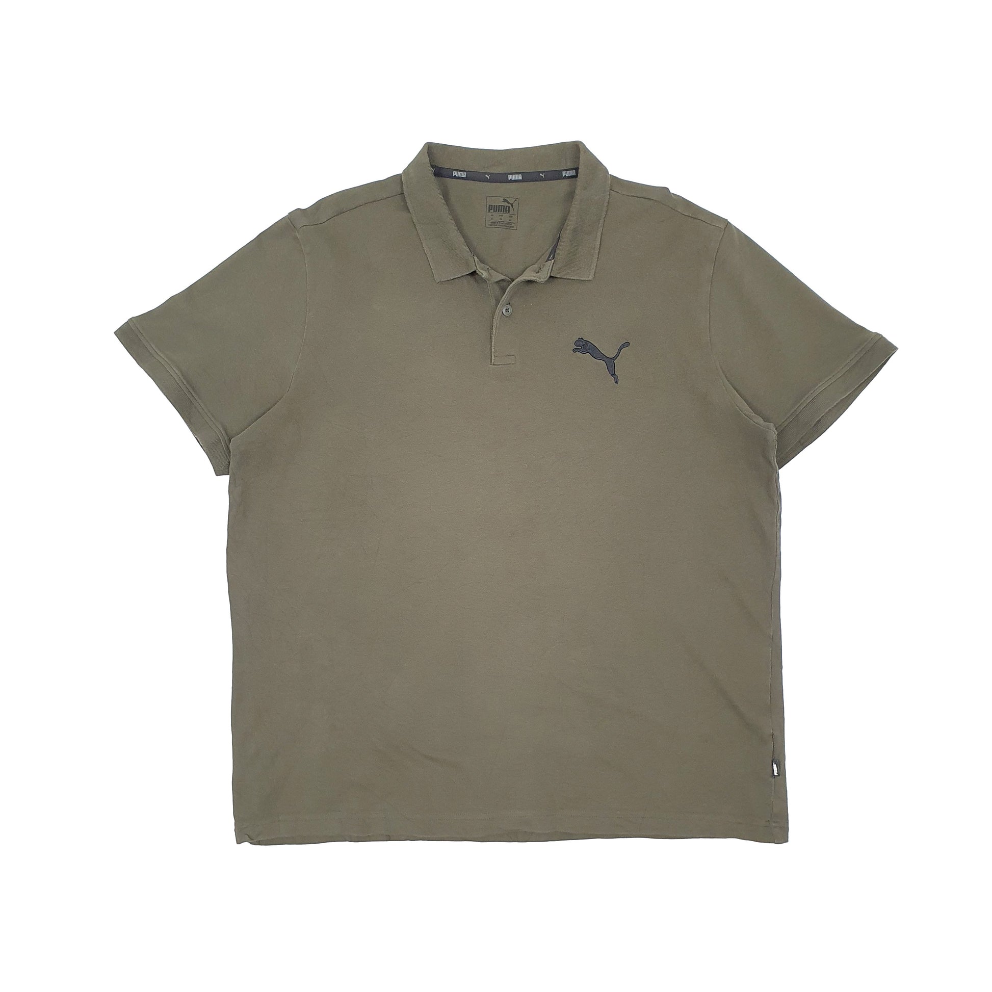 Puma Short Sleeve Polo Shirt Green
