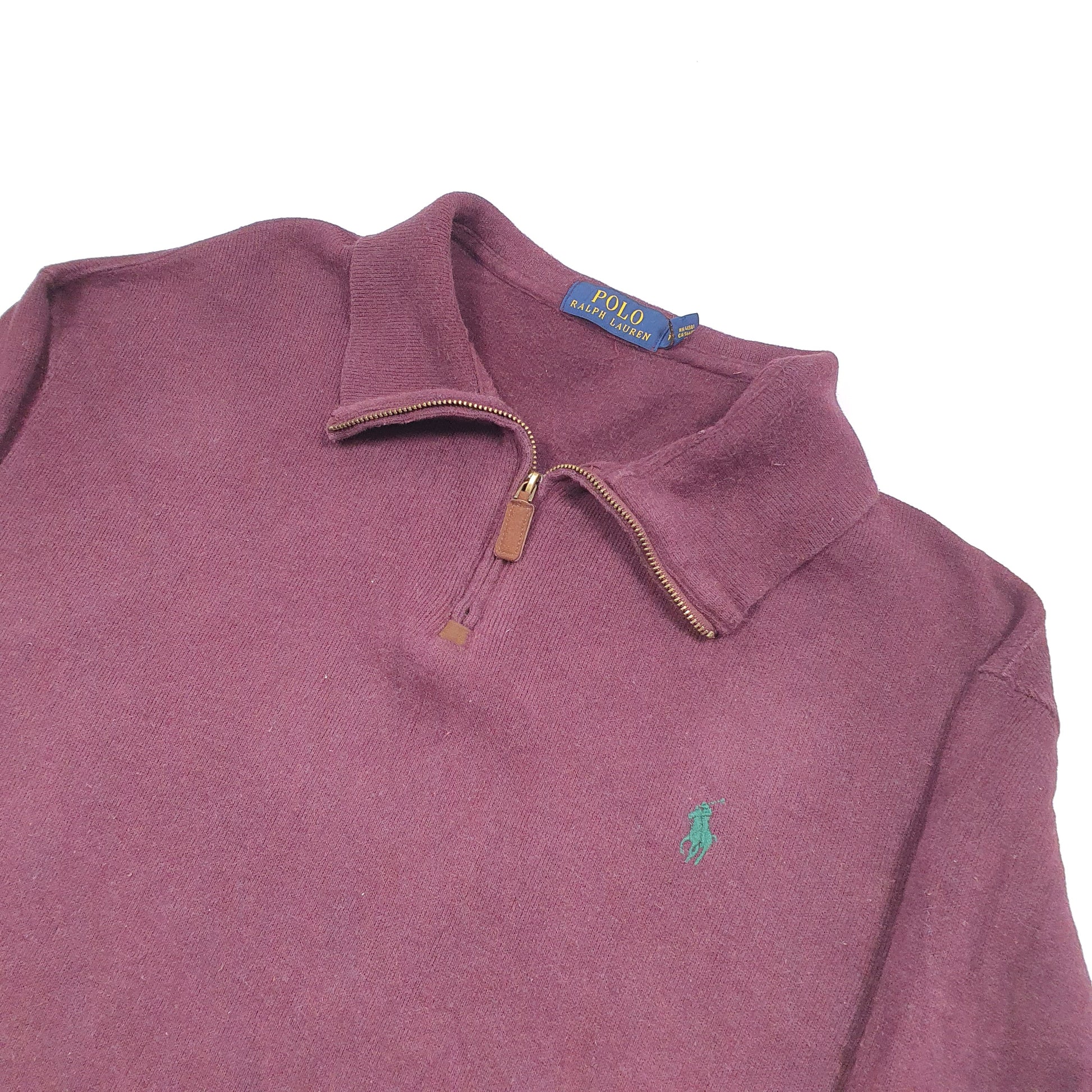 Polo Ralph Lauren Quarter Zip XL Burgandy