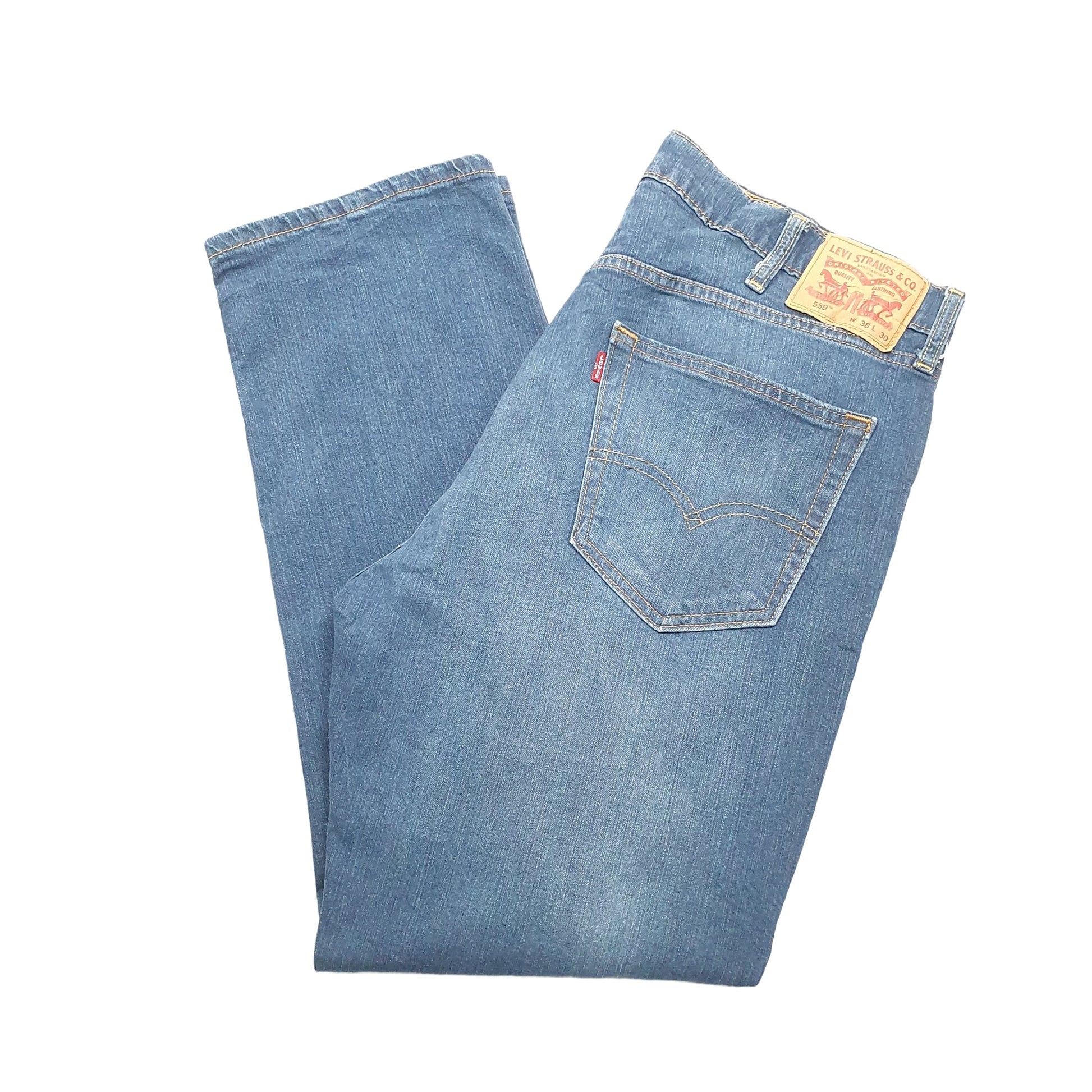 Levis 559 Relaxed Fit Jeans W38 L30 Blue