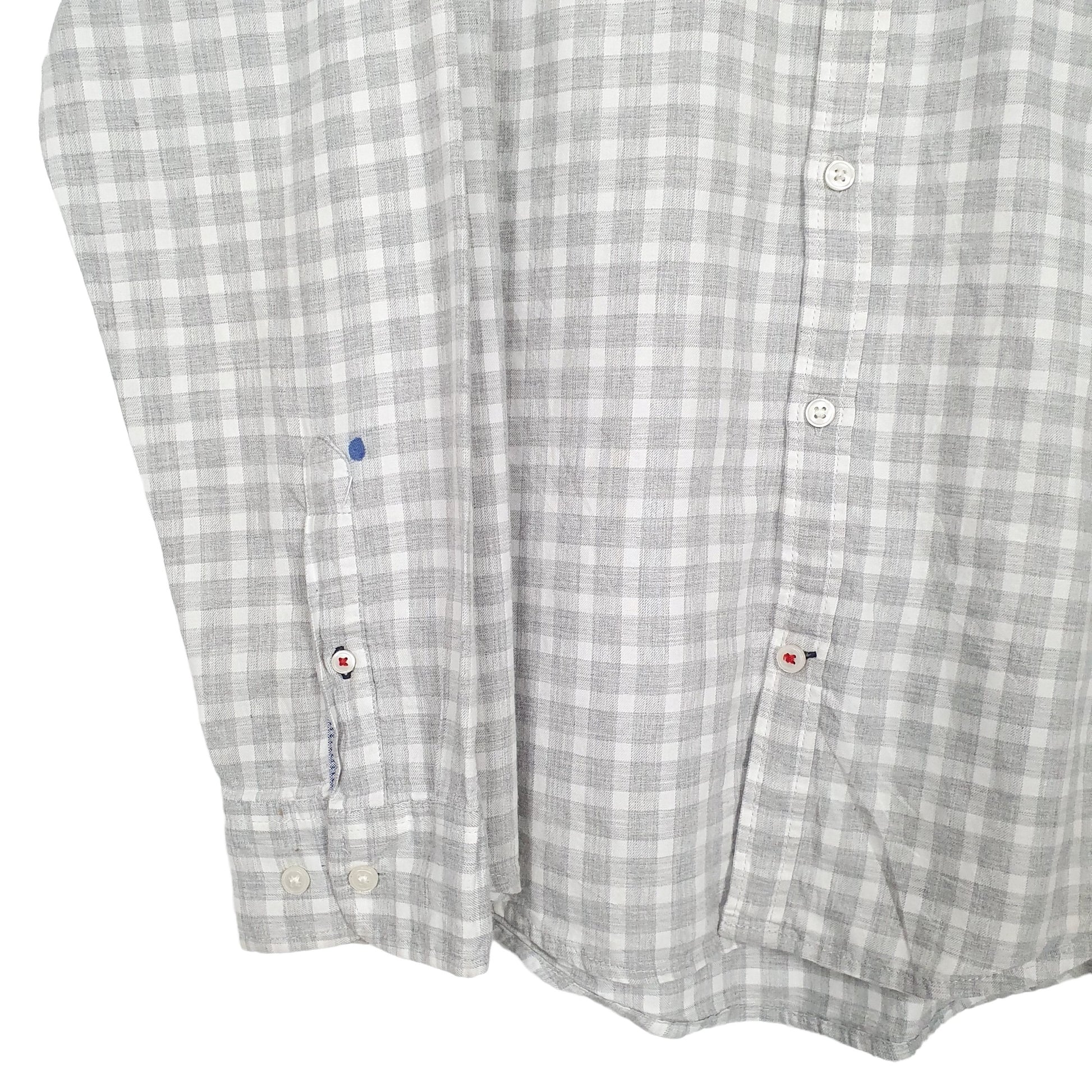 Tommy Hilfiger Long Sleeve Slim Fit Check Shirt Grey