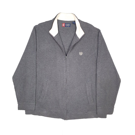 Grey Chaps Full Zip Jumper