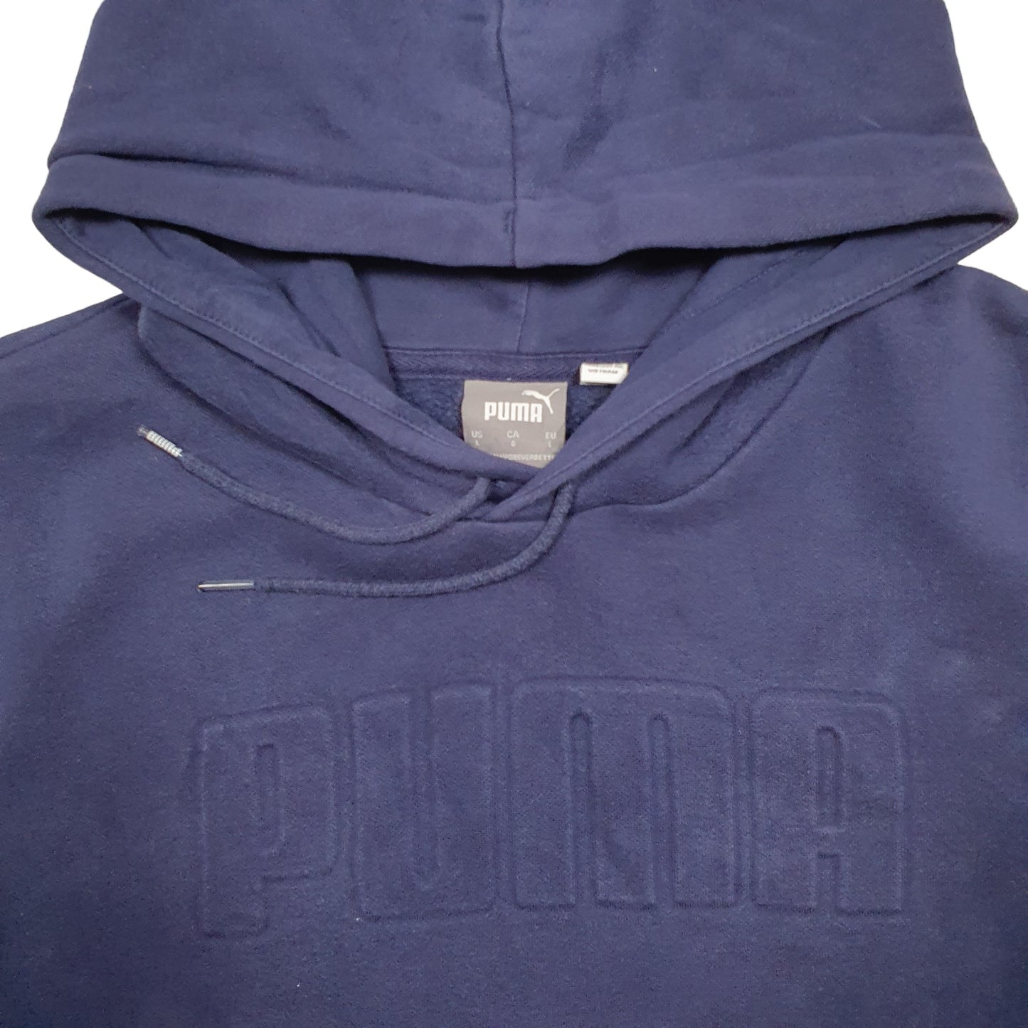 Mens Blue Puma  Hoodie Jumper