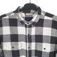 Salt Valley Flannel Shacket Long Sleeve Regular Fit Check Shirt Black
