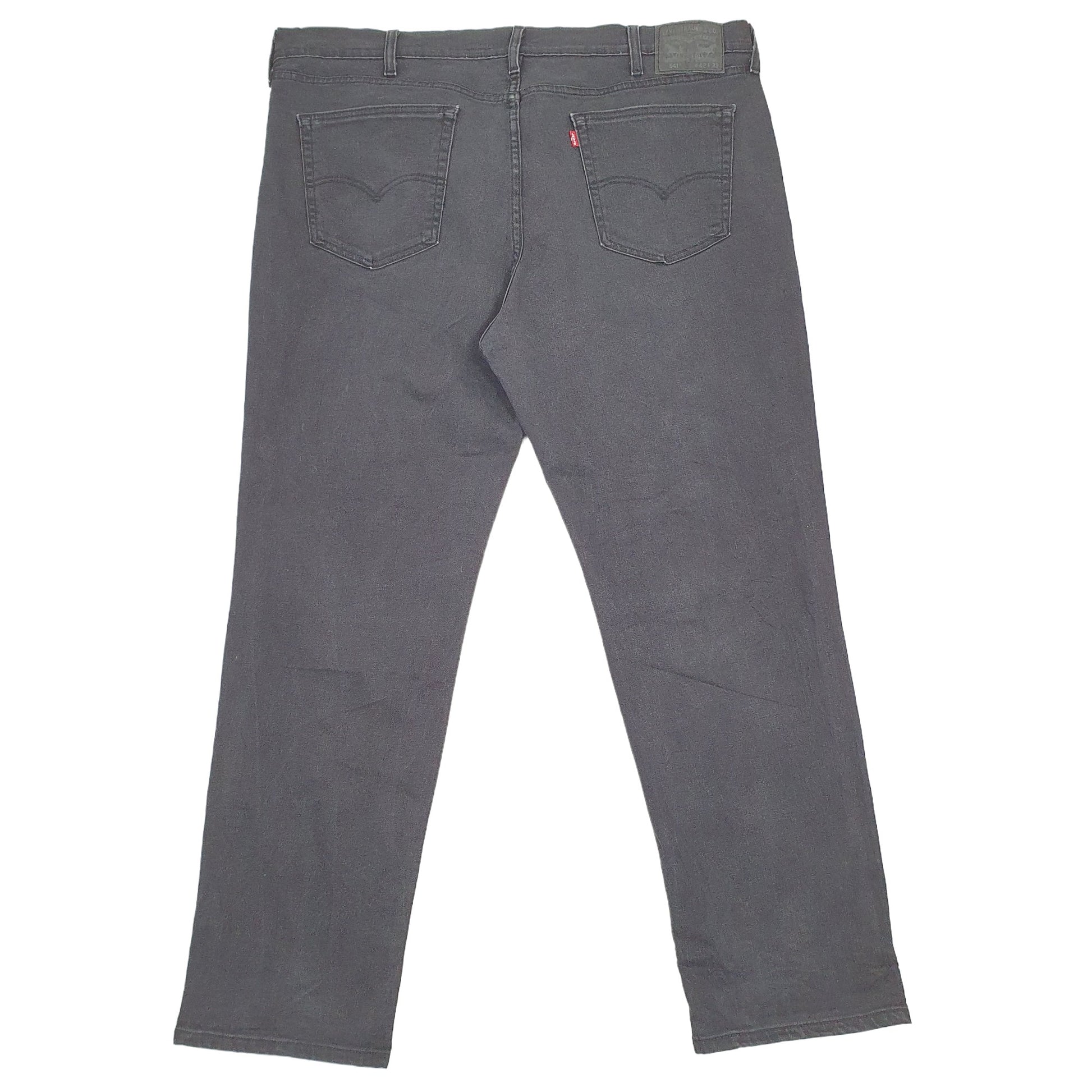 Levis 541 Tapered Fit Stretch Jeans W42 L31 Black