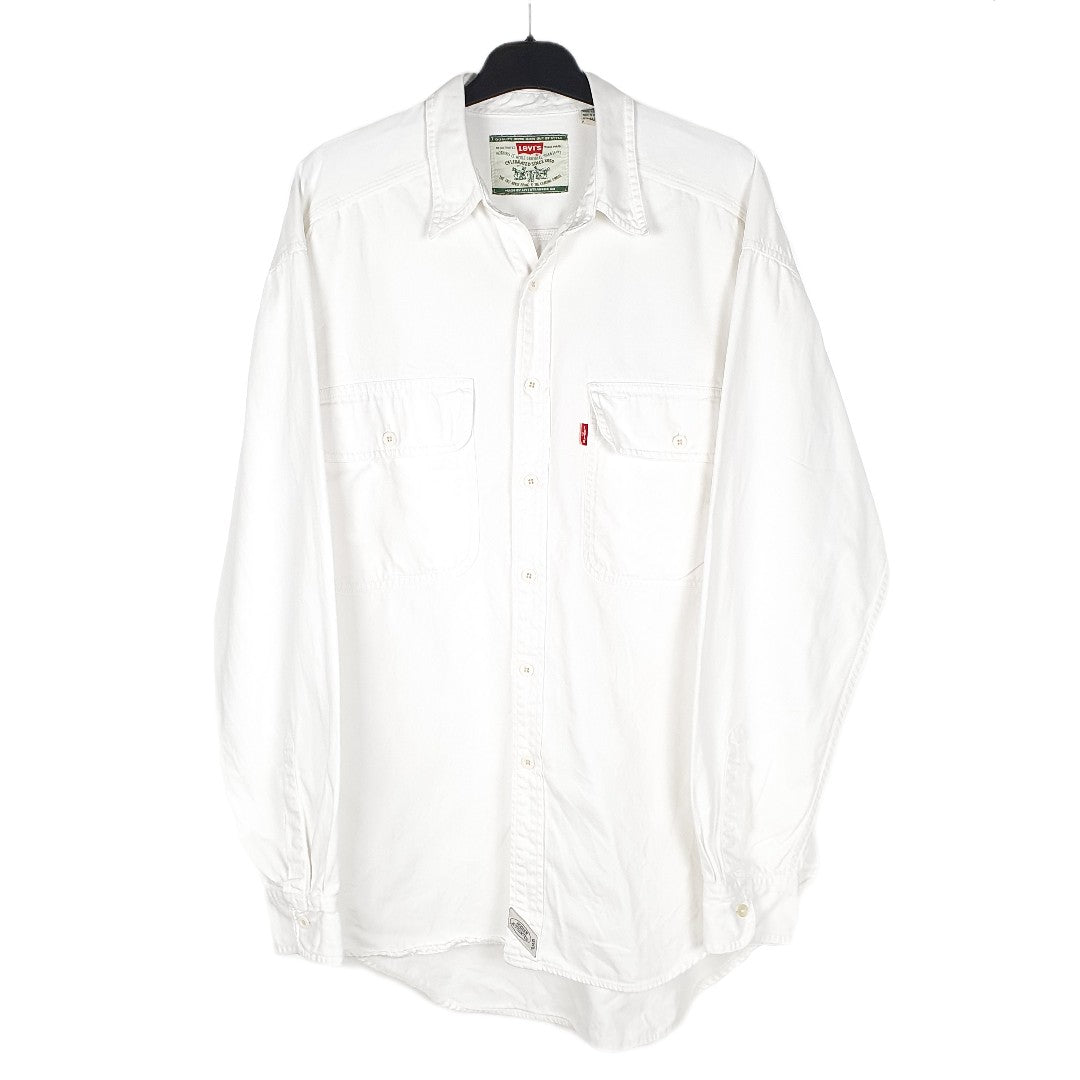 White Levis Long Sleeve Shirt