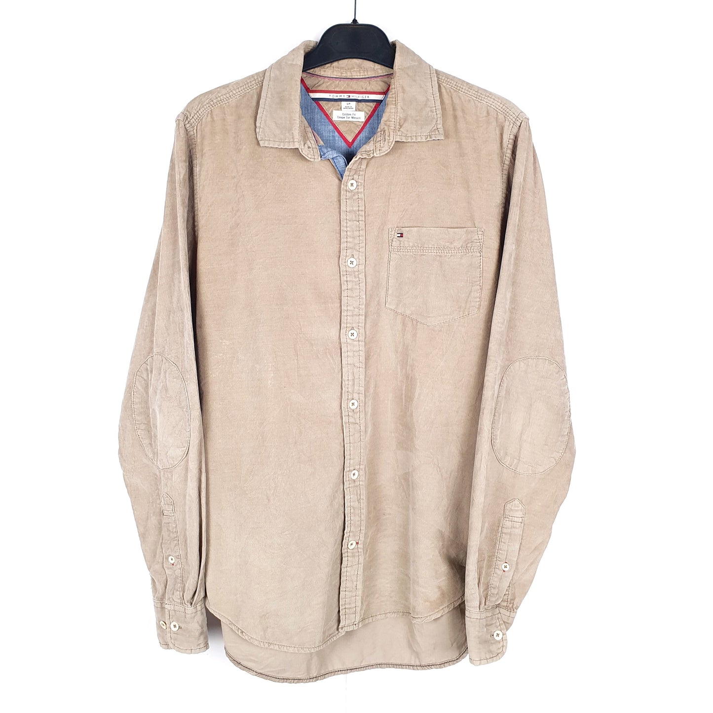 Beige Tommy Hilfiger Long Sleeve Shirt