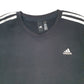 Mens Black Adidas  Crewneck Jumper