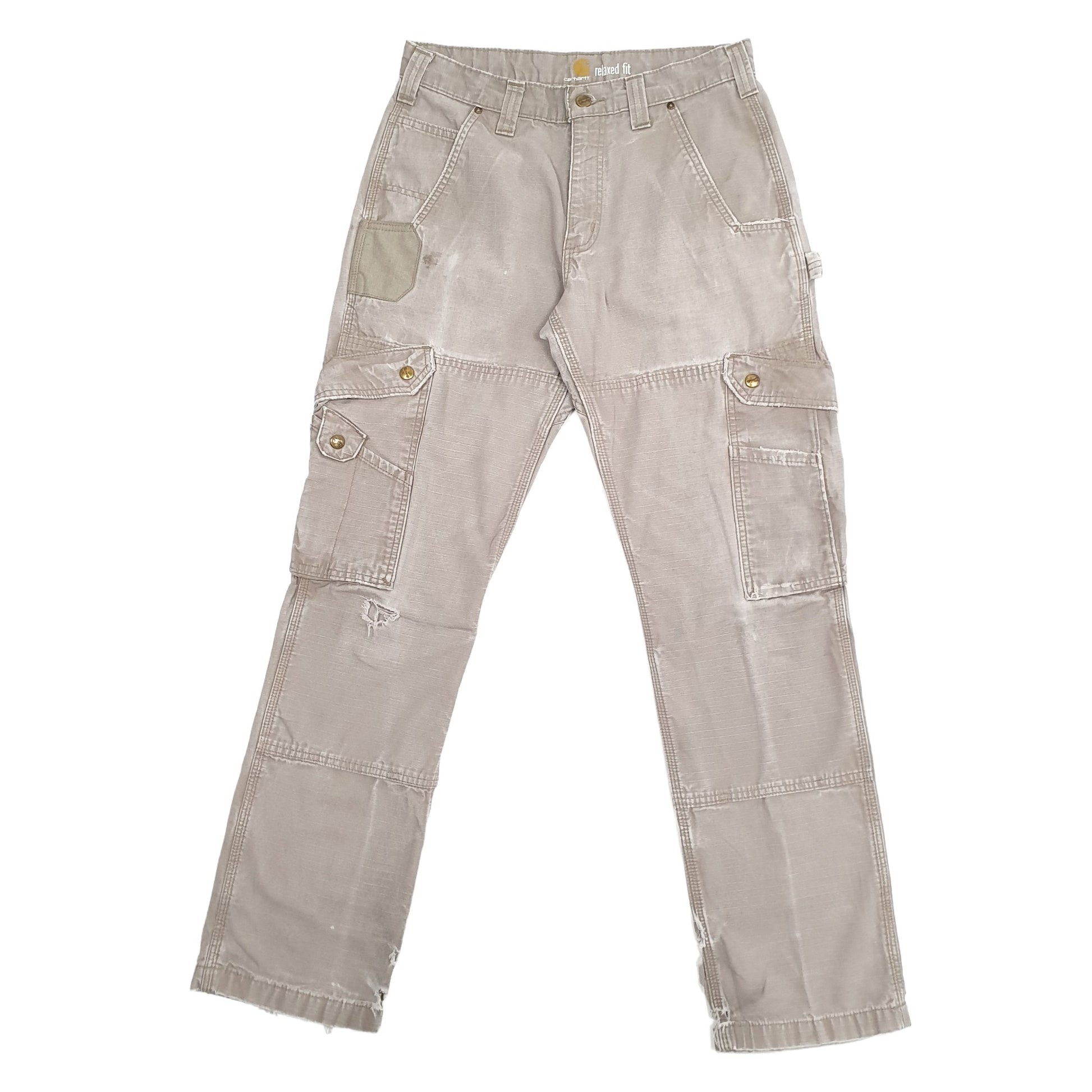 Mens Beige Carhartt  Carpenter Trousers
