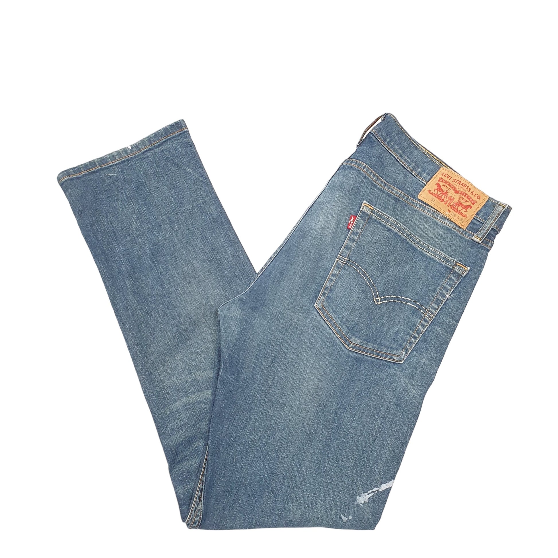 Mens Blue Levis Stretch 513 JeansW36 L32