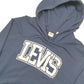 Levis Spellout Hoodie L Navy