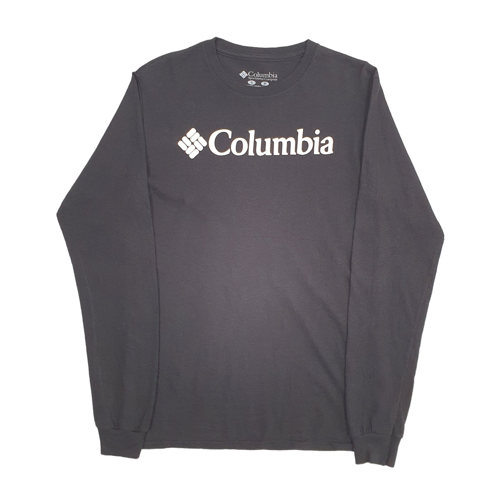 Mens Black Columbia Sportswear  Long Sleeve T Shirt