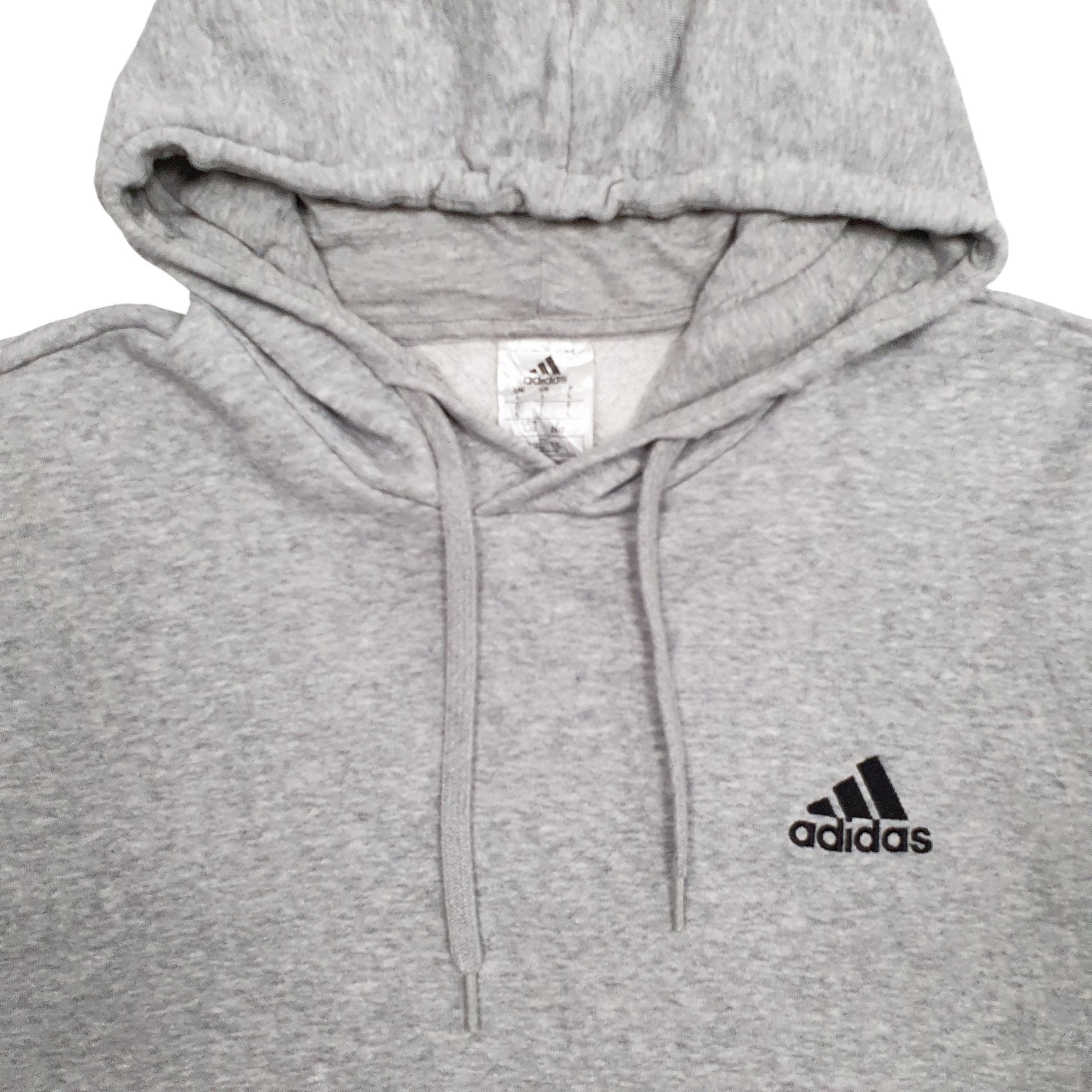 Mens Grey Adidas  Hoodie Jumper