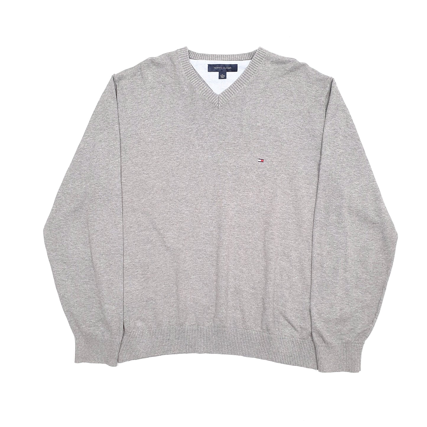 Mens Grey Tommy Hilfiger  Crewneck Jumper