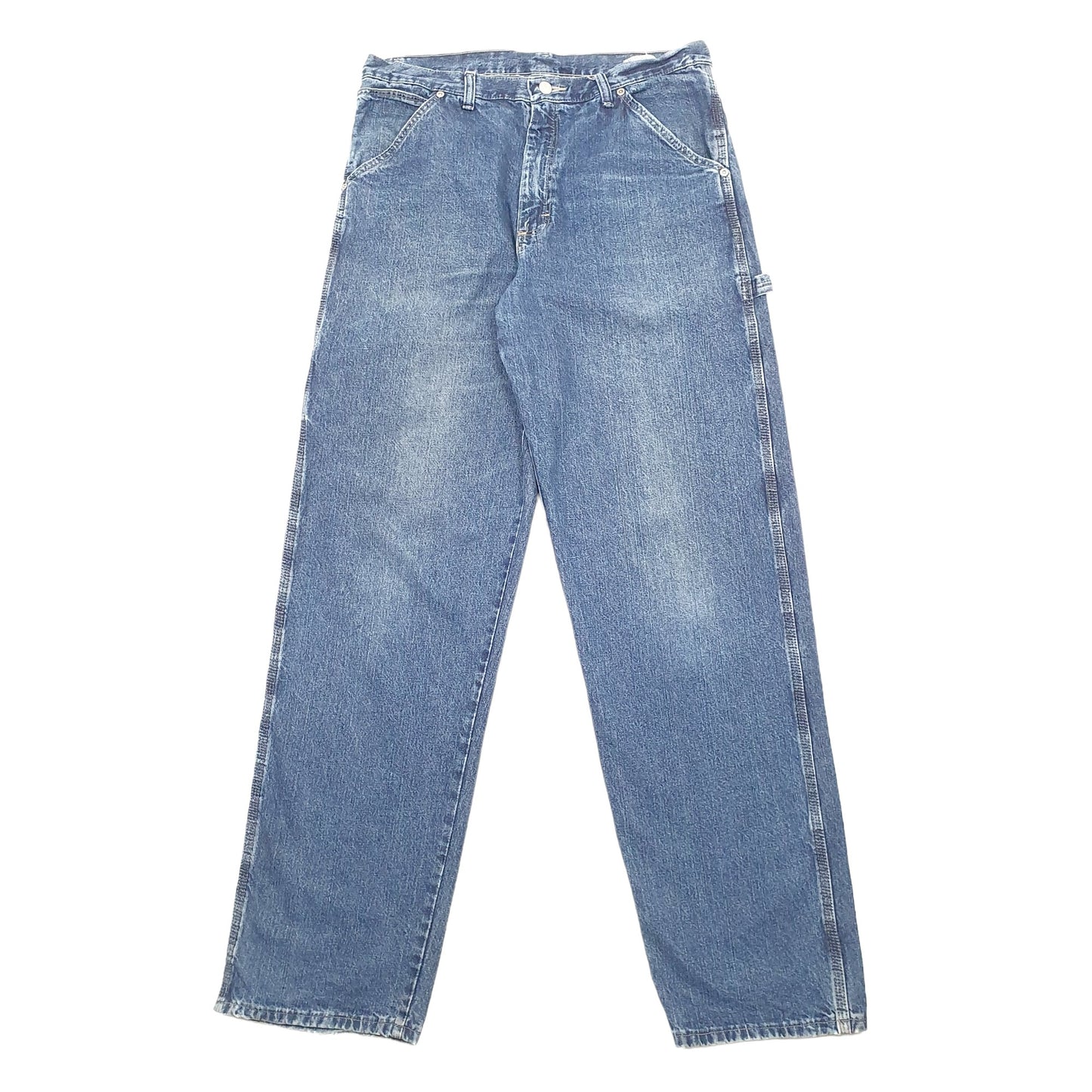 Wrangler Regular Straight Fit Jeans W34 L34 Blue