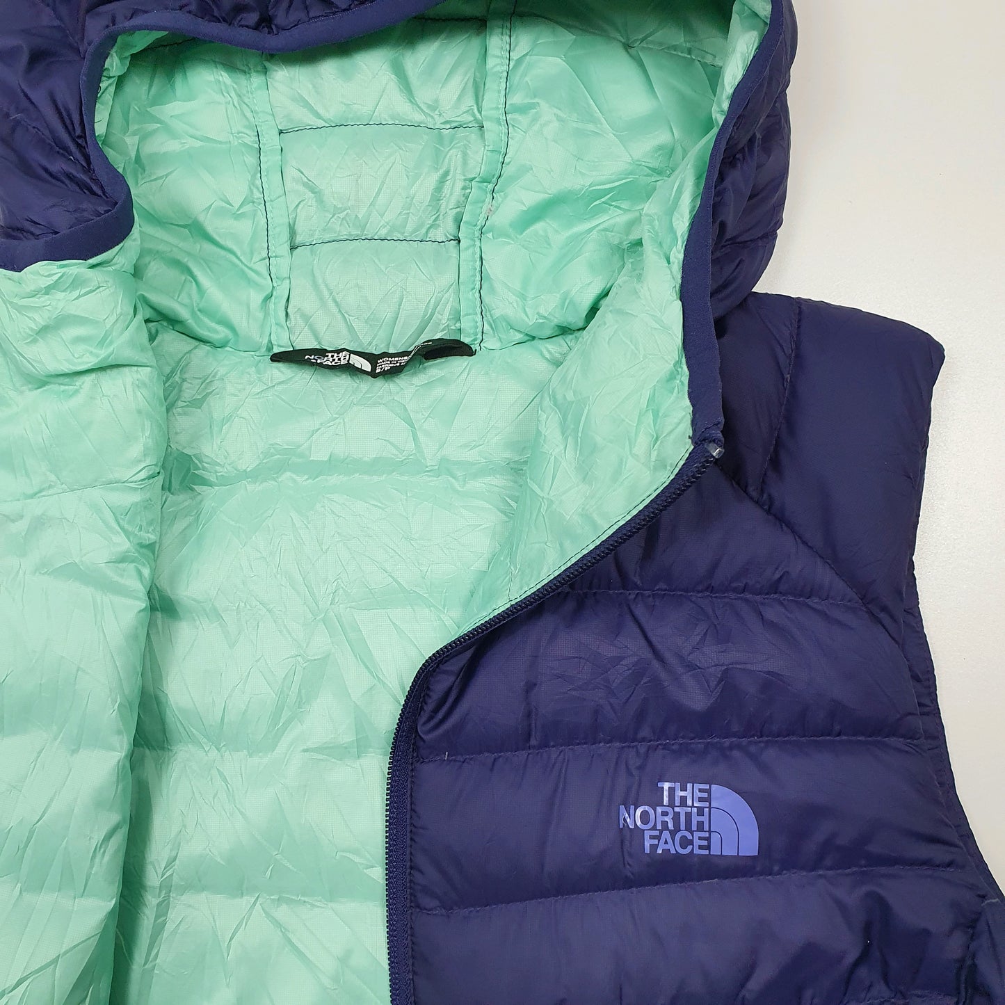 Womens Purple The North Face Gilet Hoodie  Coat