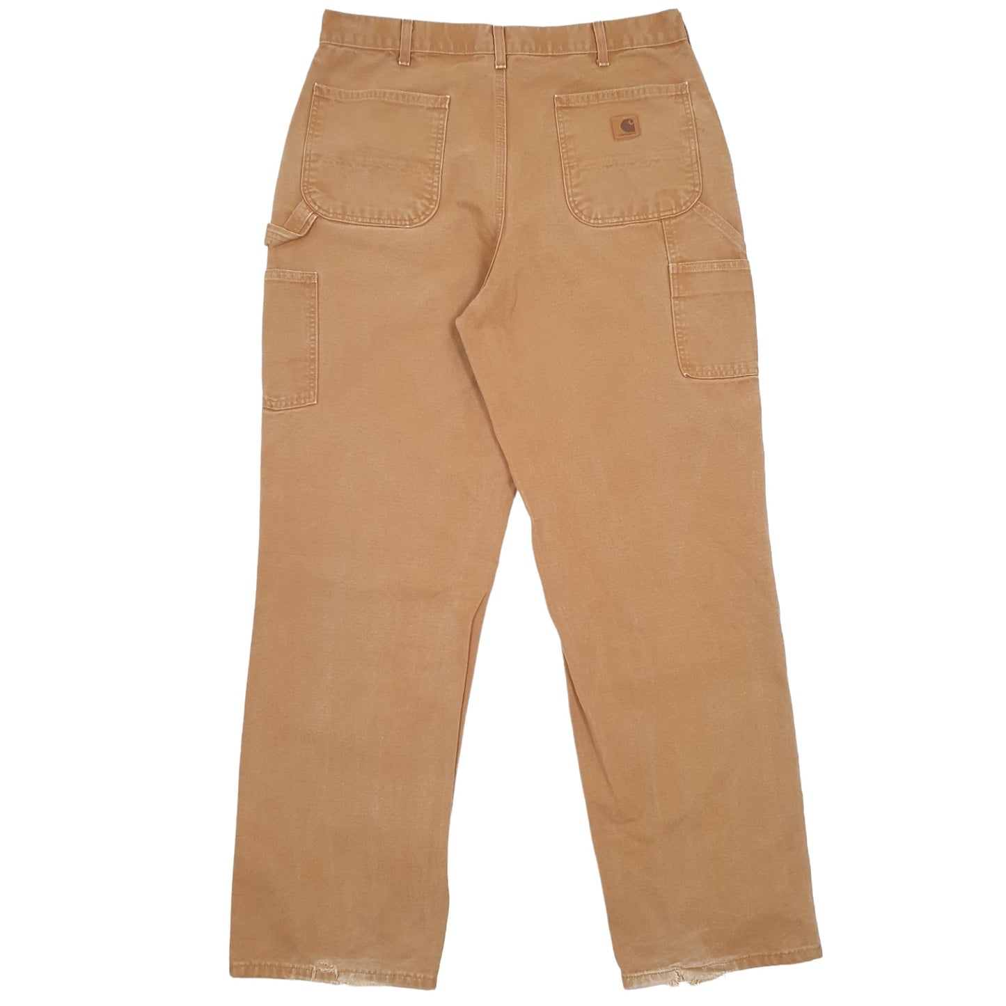 Mens Carhartt Brown Carpenter Trousers W36 L34 Brown