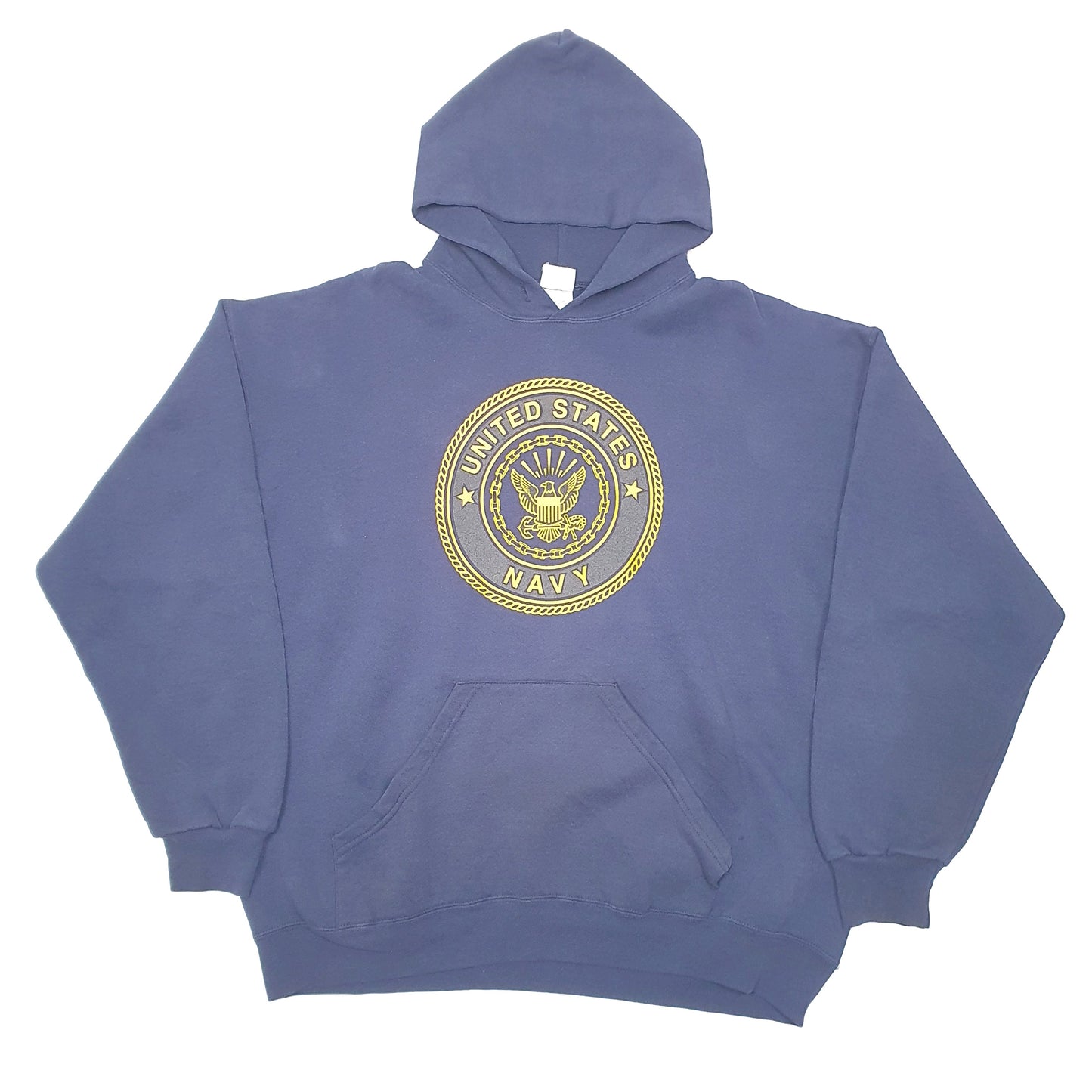 Mens Navy Soffe US Navy USN Made In USA Hoodie Jumper