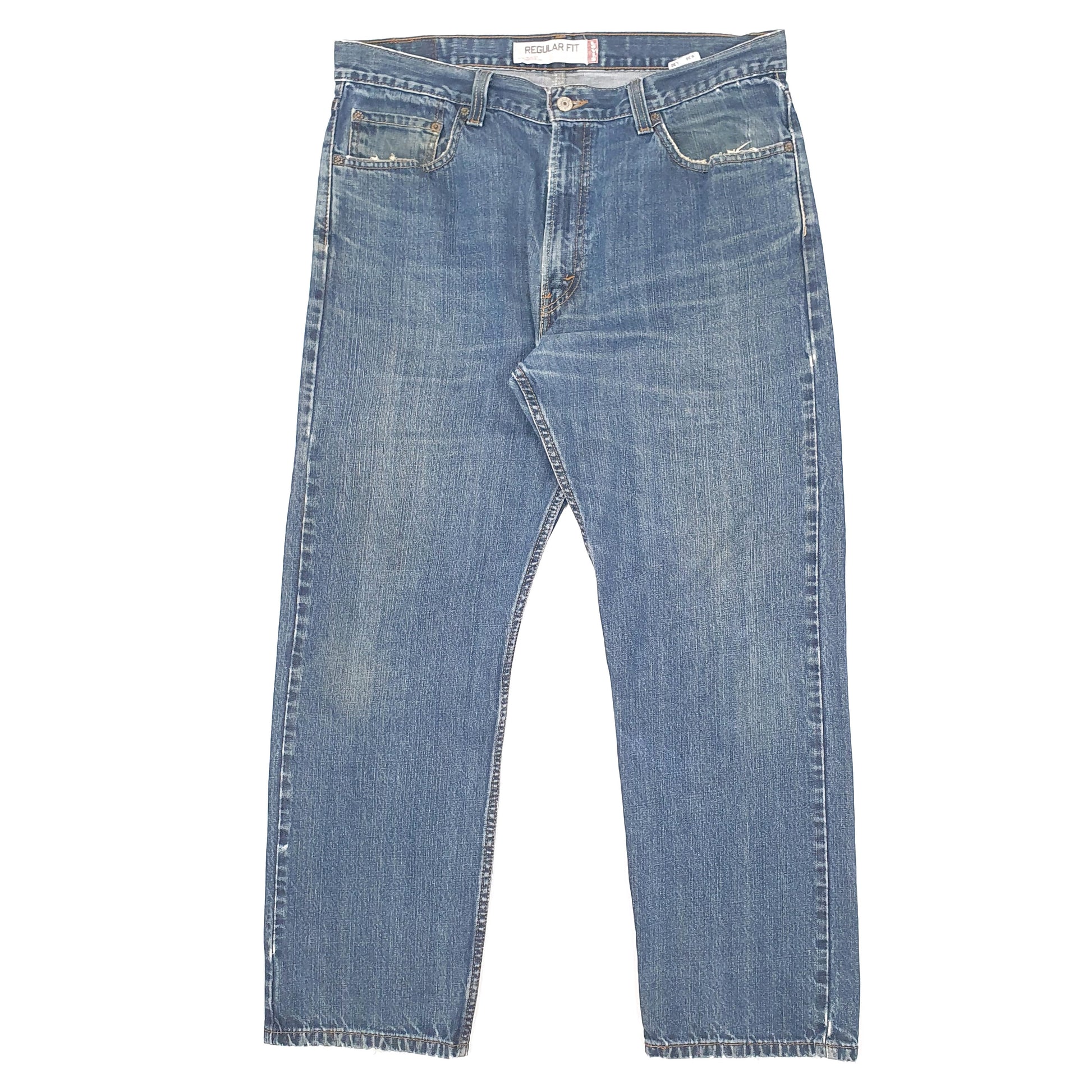 Levis 505 Regular Fit Jeans W36 L30 Blue