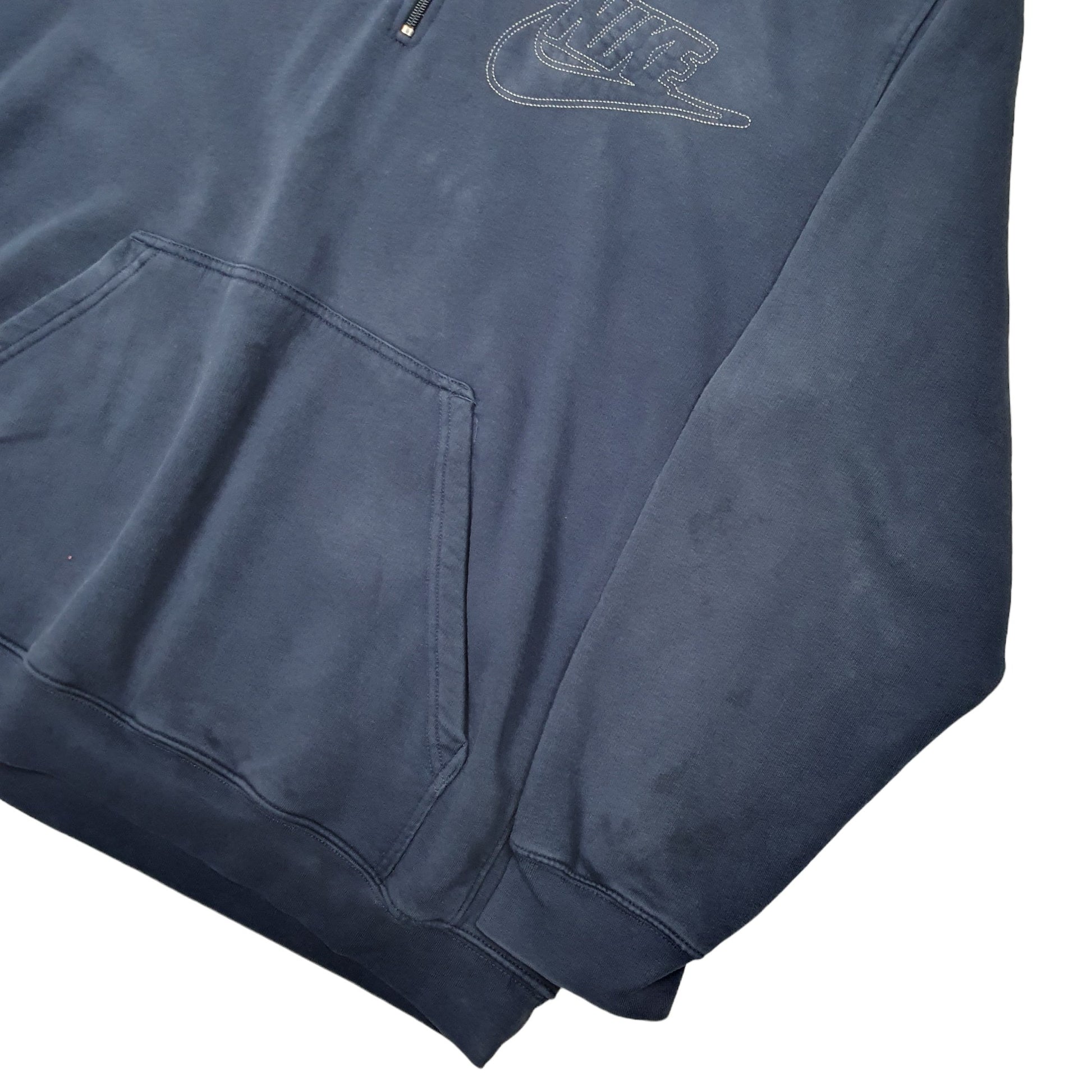 Mens Blue Nike  Quarter Zip Jumper