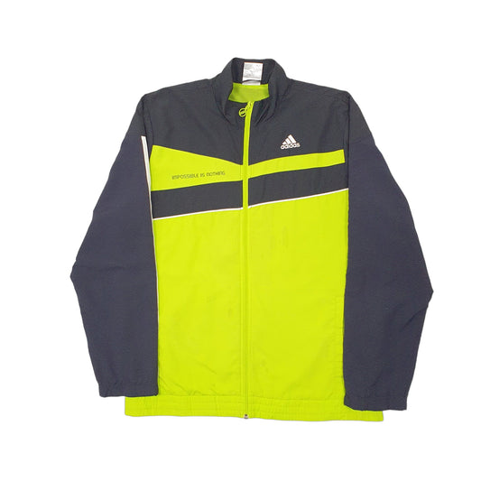 Mens Yellow Adidas Climalite  Coat