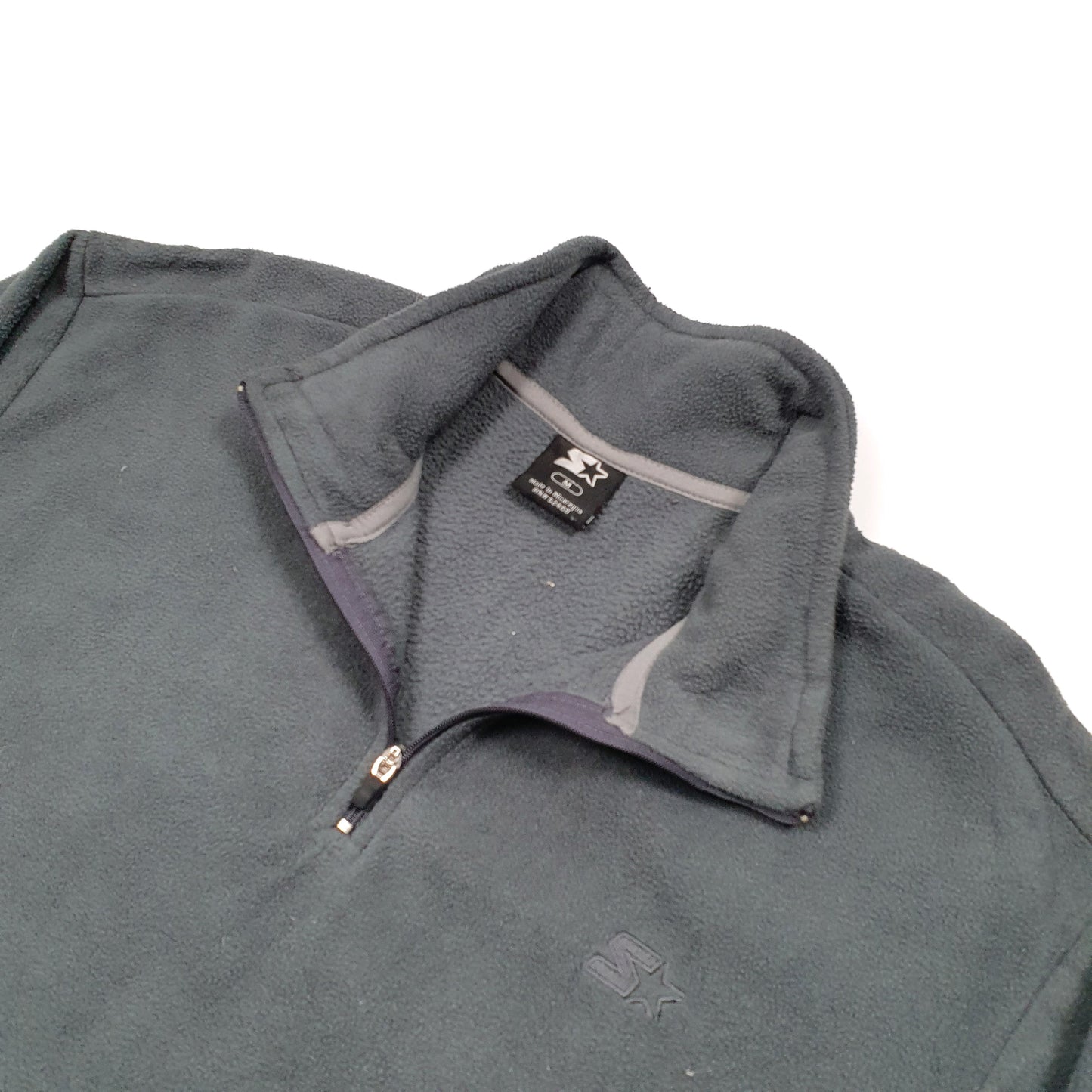 Starter Quarter Zip Fleece M Grey