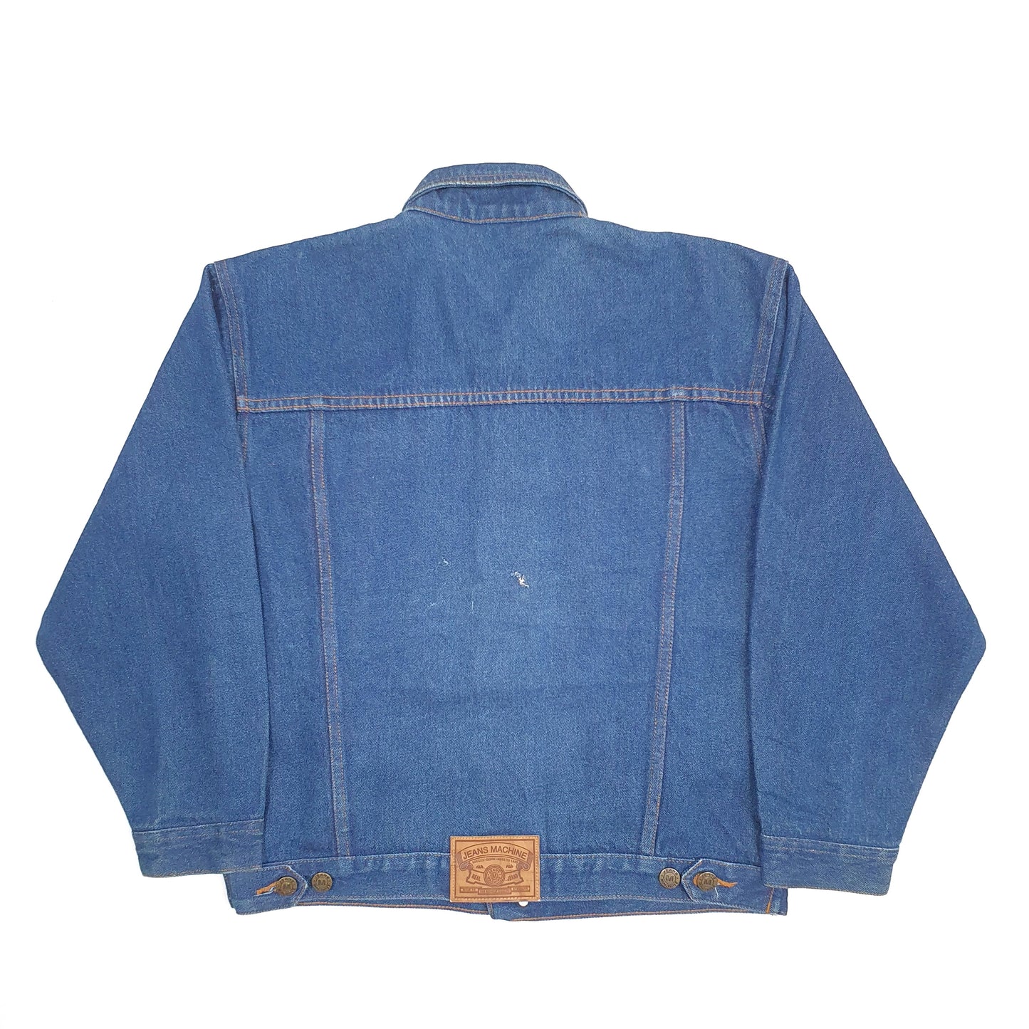 Womens Blue Jeans Machine Trucker Denim Jacket Coat