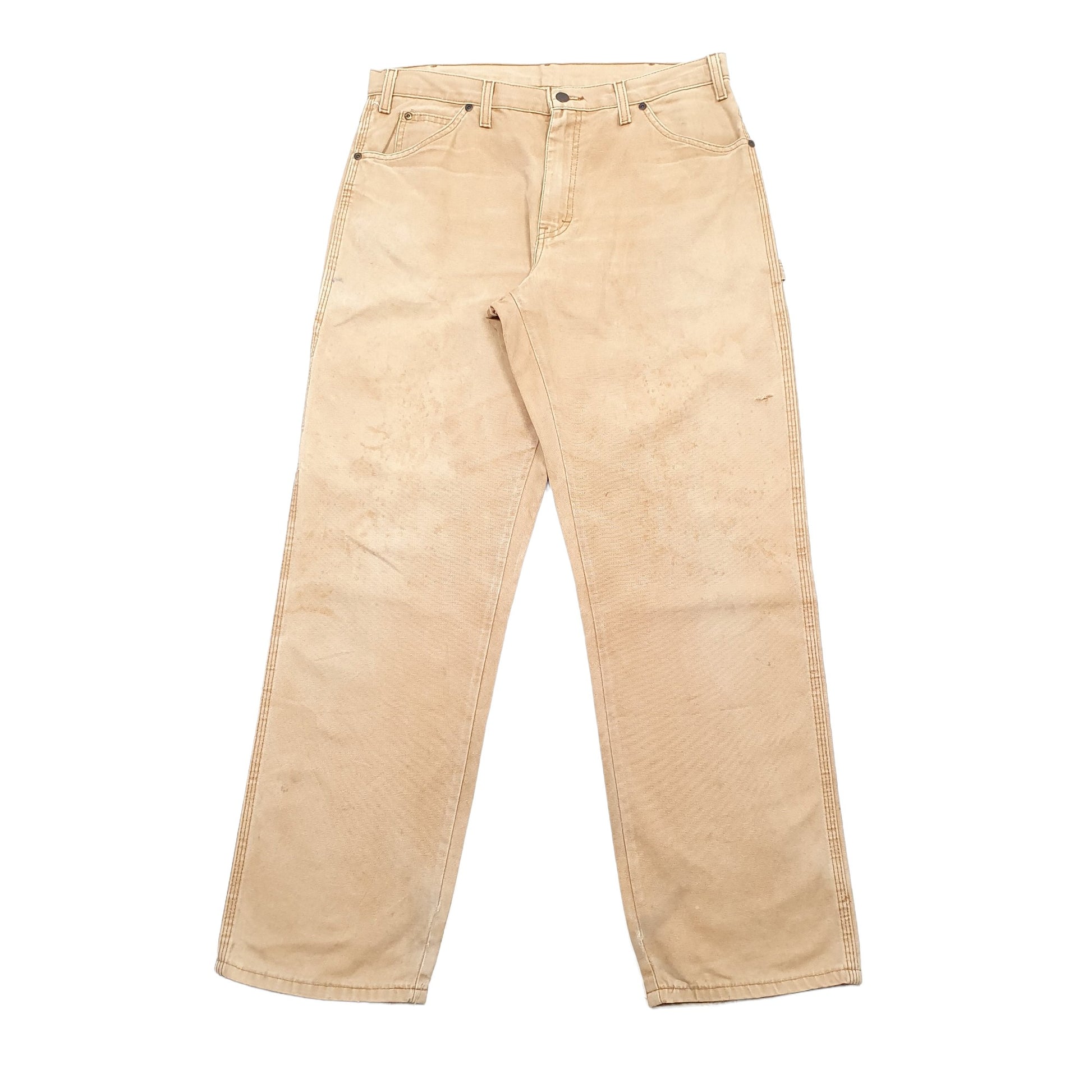 Dickies Carpenter Loose Fit Jeans W34 L32 Brown