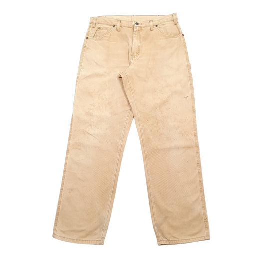 Dickies Carpenter Loose Fit Jeans W34 L32 Brown