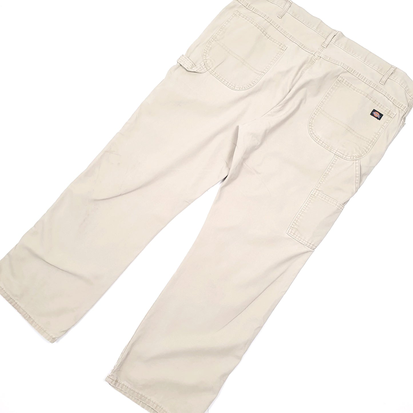 Mens Dickies Beige Carpenter Trousers W40 L30 Beige