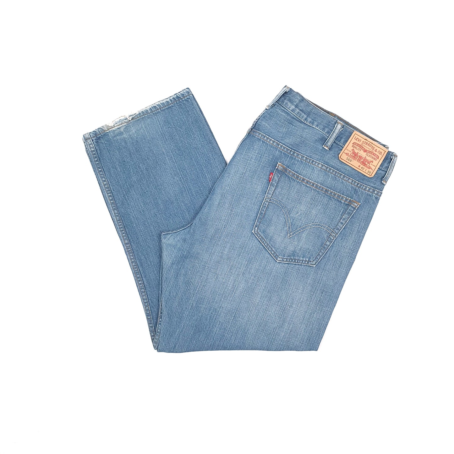 Levis 569 Loose Fit Jeans W44 L30 Blue