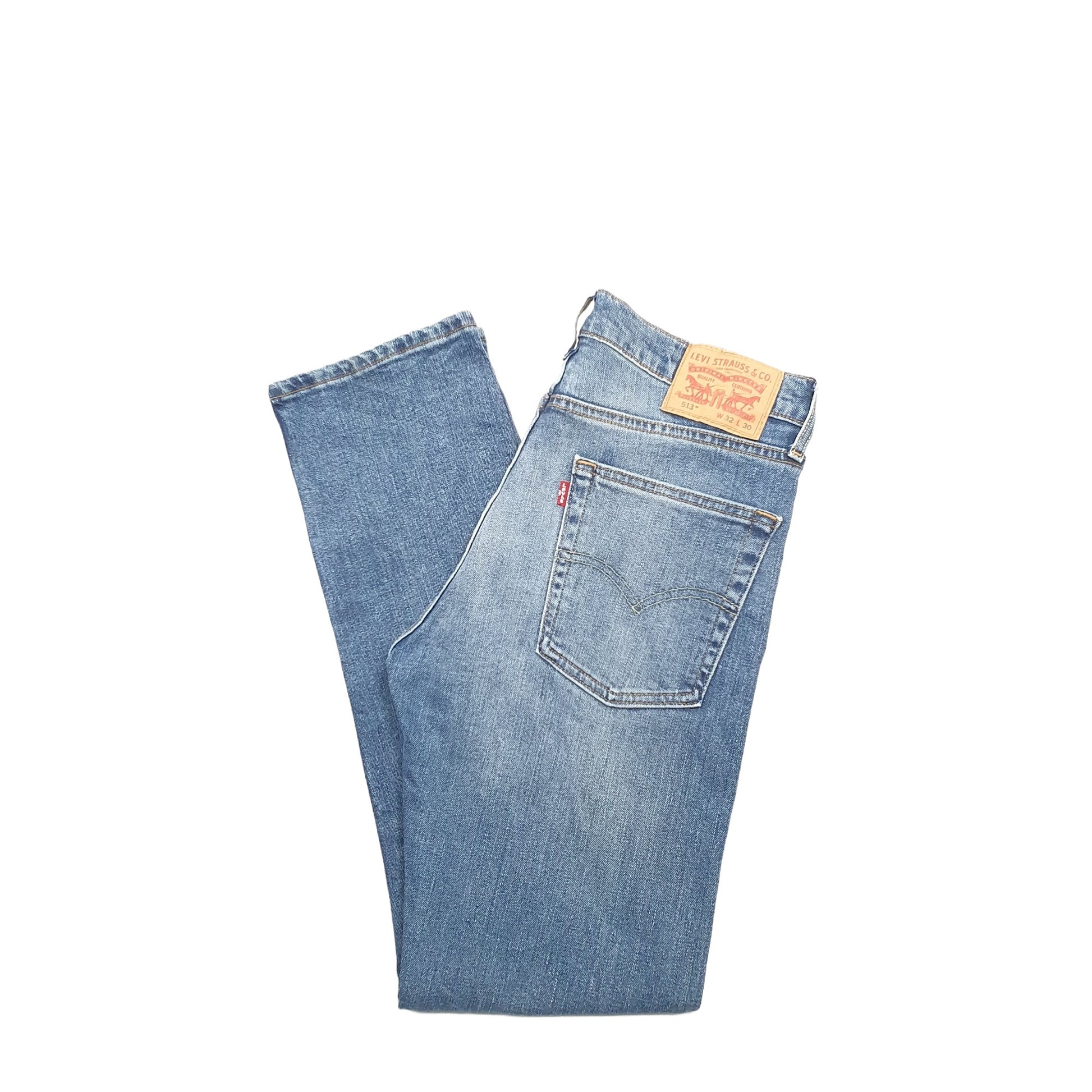 Levis 513 Slim Fit Jeans W32 L30 Blue
