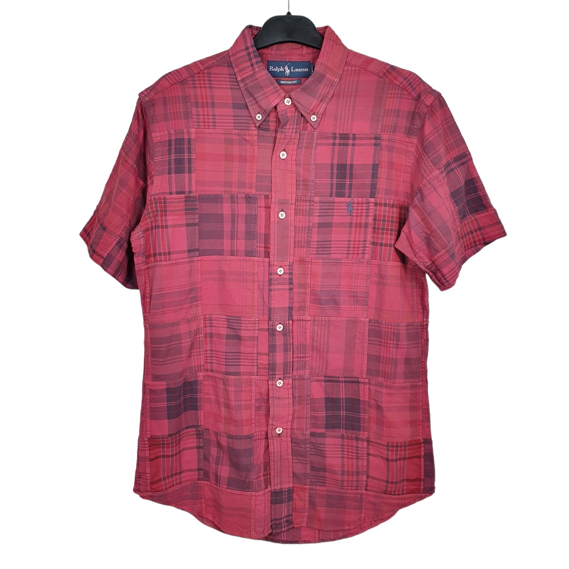 Ralph Lauren Short Sleeve Regular Fit Check Shirt Red