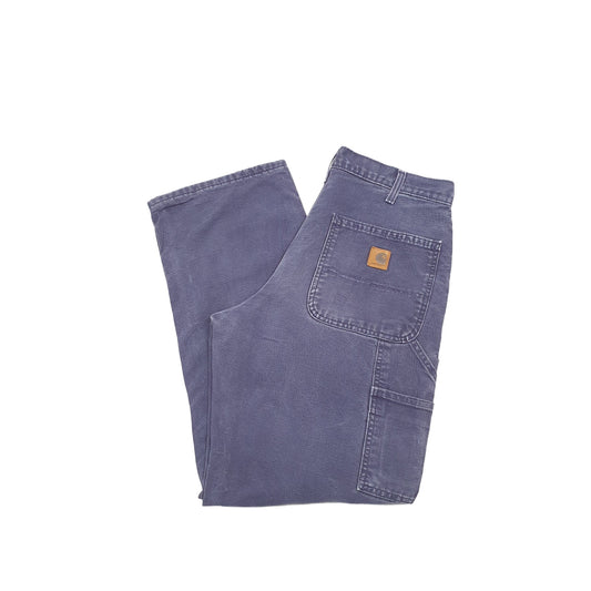 Carhartt Carpenter Loose Fit Thermal lined Jeans W32 L30 Navy