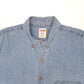 Mens Blue Dickies Denim Shacket Workwear Long Sleeve Shirt