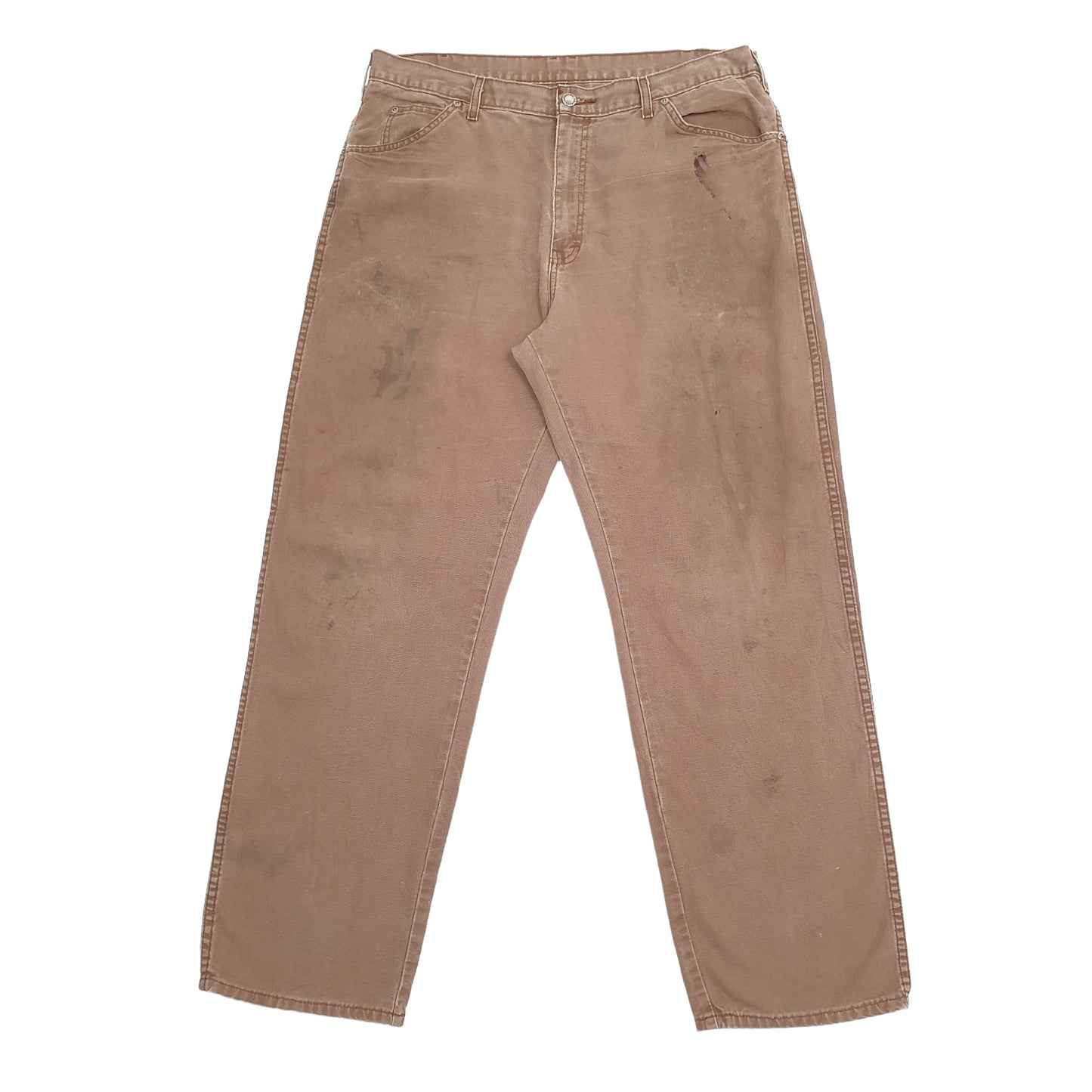 Mens Brown Dickies  Carpenter Trousers